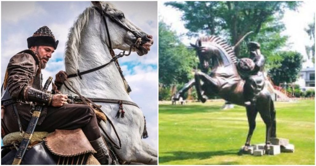 Lahore Gets Its Very Own Ertugrul Ghazi Statue