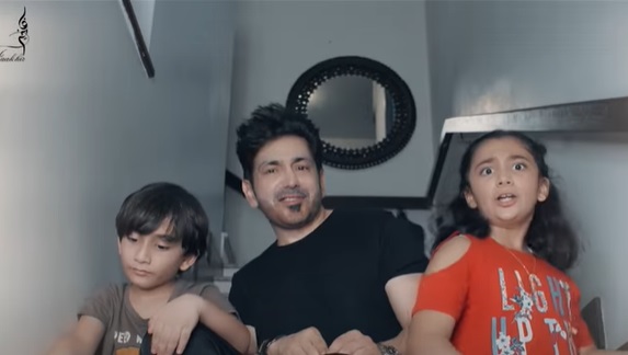 Faakhir & His Children Create The Best Quarantine Song "Meri Double Chin"