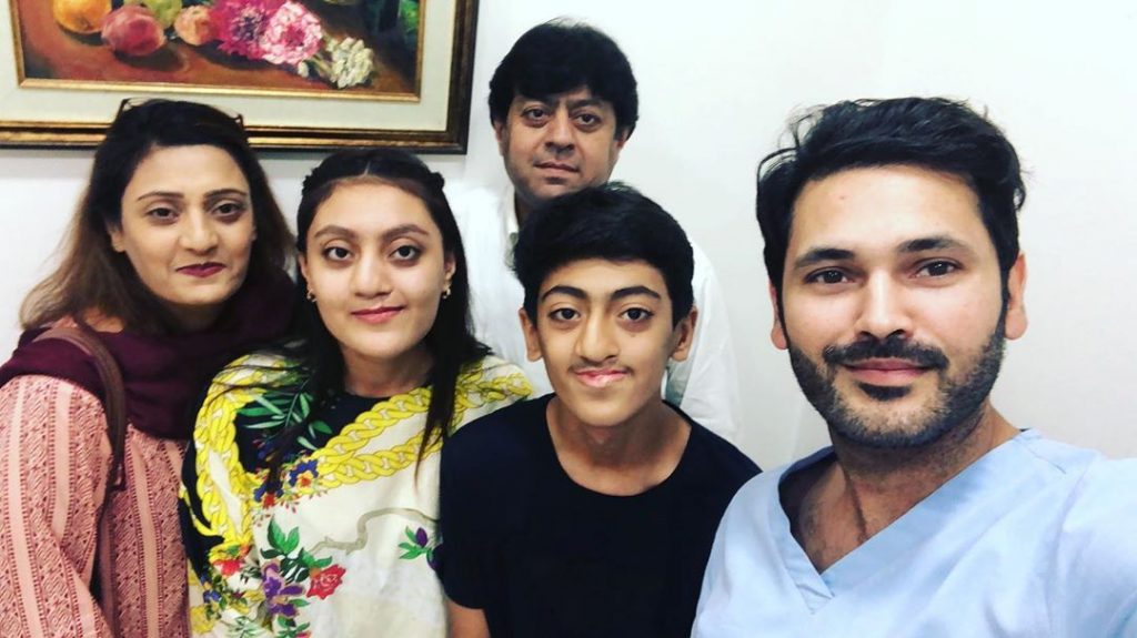 Lovely Pictures of Fahad Mirza with His Family