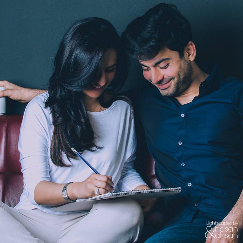 Fawad Khan Latest Clicks with his Wife and Kids