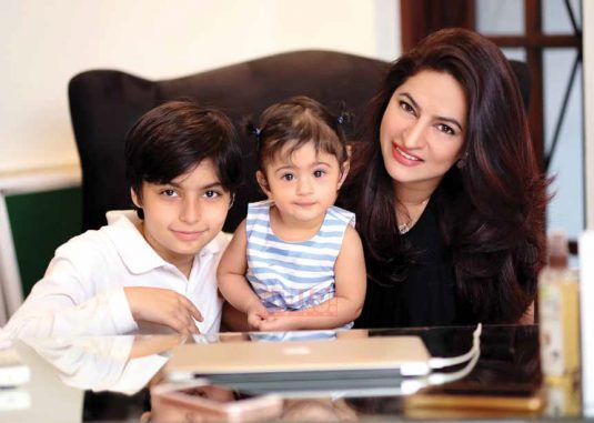 Fawad Khan Latest Clicks with his Wife and Kids