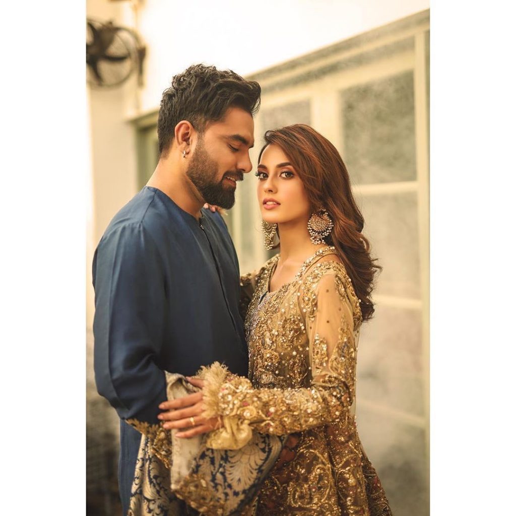 Delightful Pictures of Iqra Aziz and Yasir Hussain