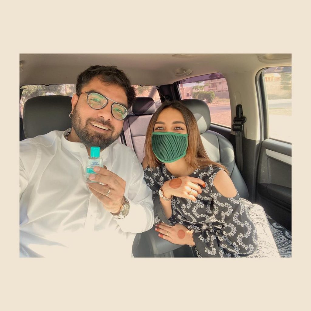 Delightful Pictures of Iqra Aziz and Yasir Hussain
