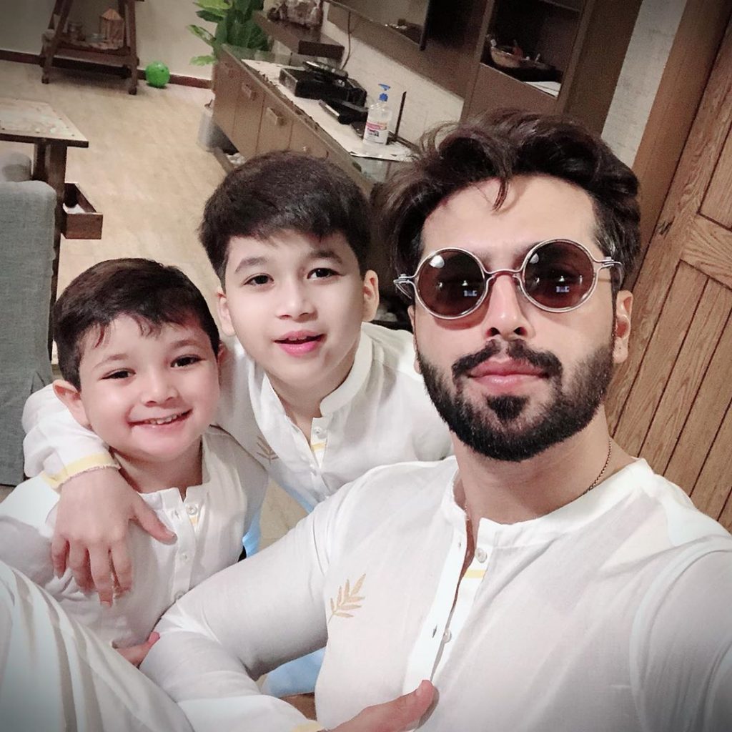 Fahad Mustafa Dancing On Baby Shark On His Son's Birthday