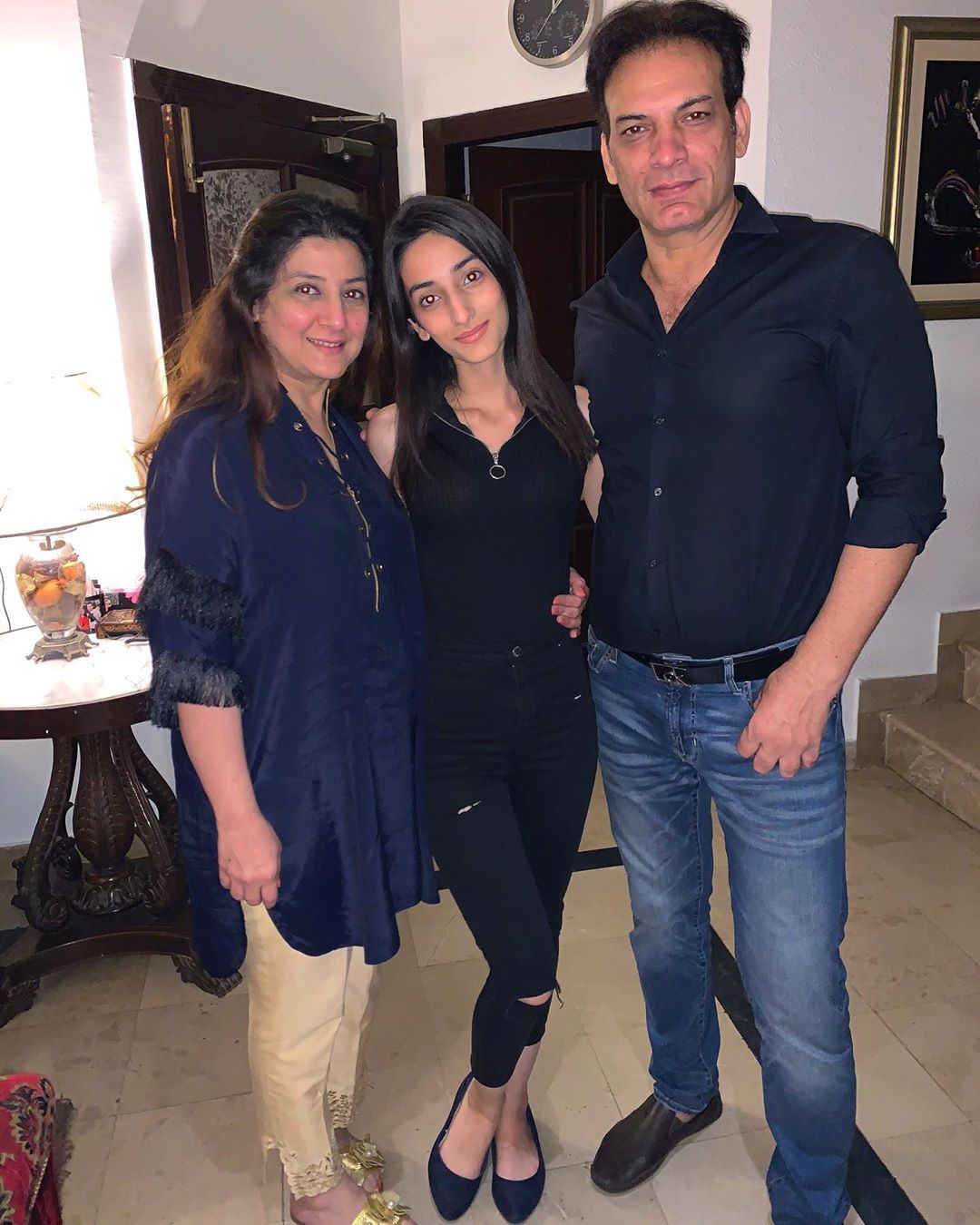 Saleem Sheikh Latest Pictures with his Daughters