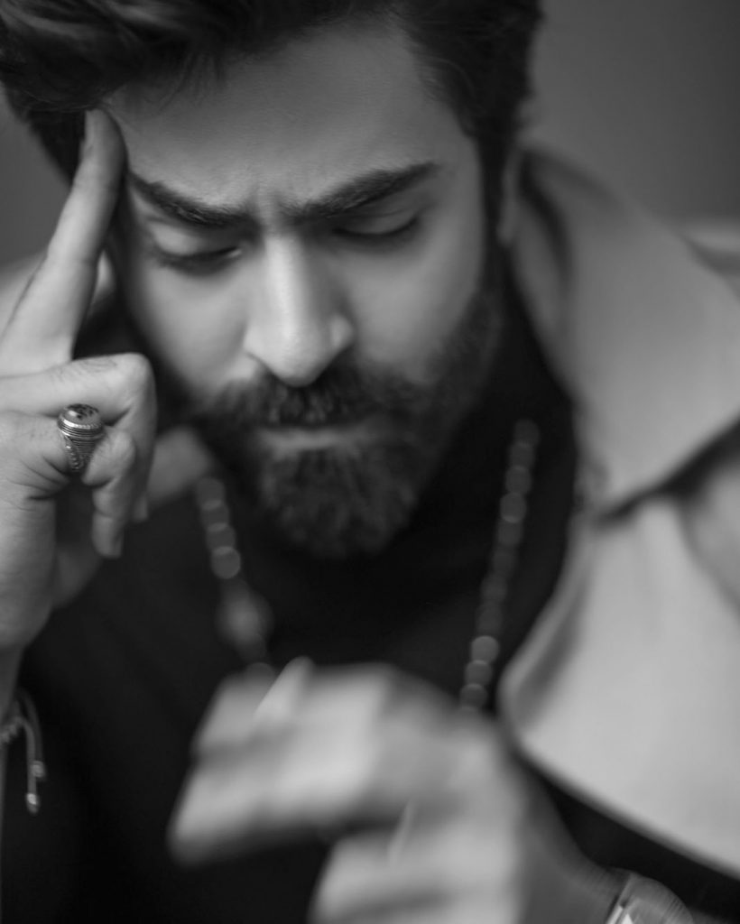 Thoughtful Poses of the Dashing Sheheryar Munawar Siddiqui