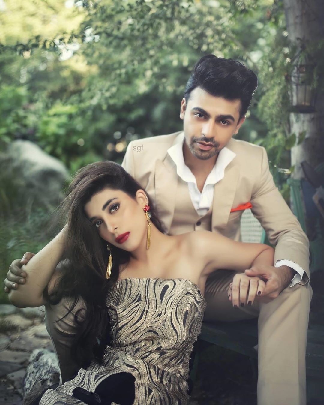 Farhan Saeed and Urwa Hocane Beautiful Couple Pictures