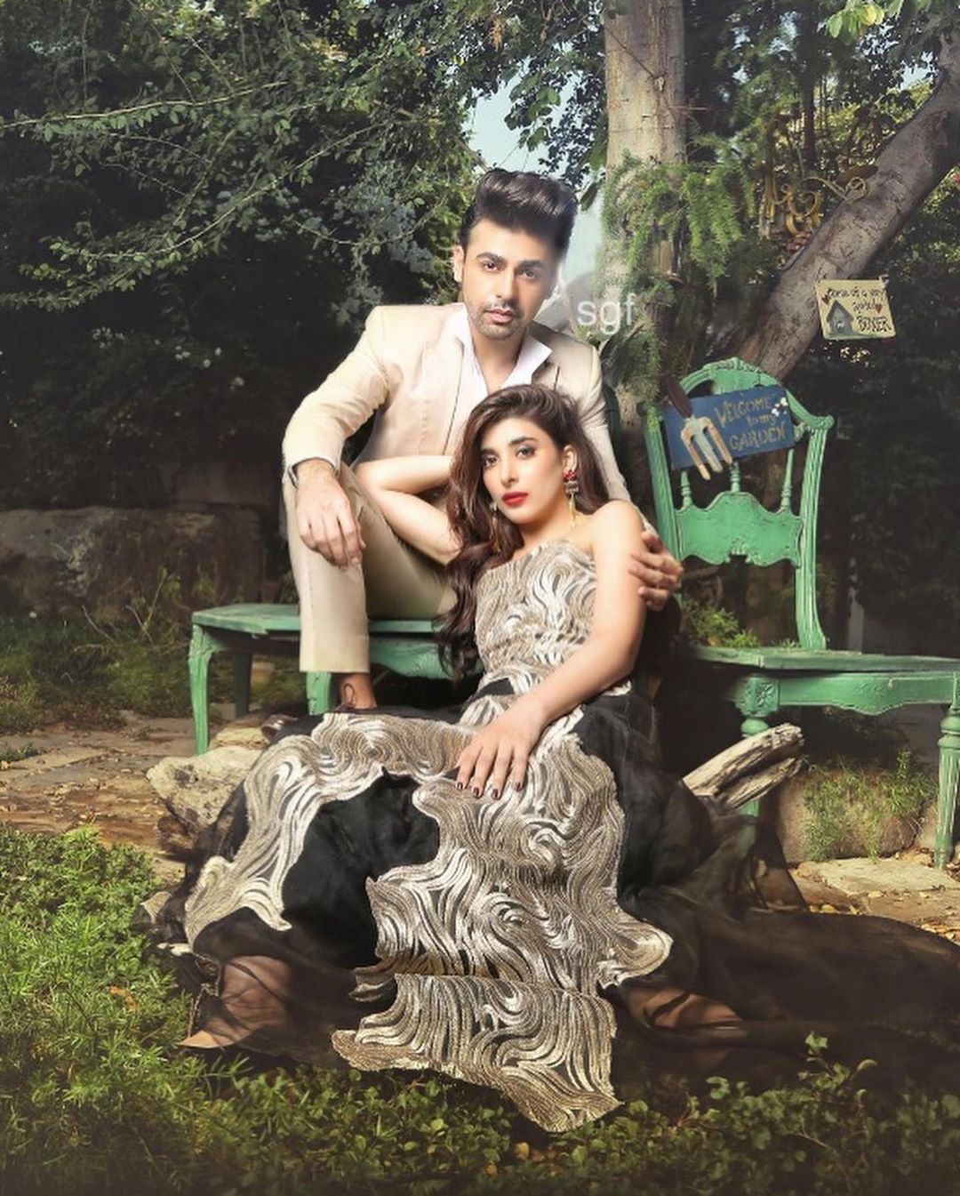 Farhan Saeed and Urwa Hocane Beautiful Couple Pictures