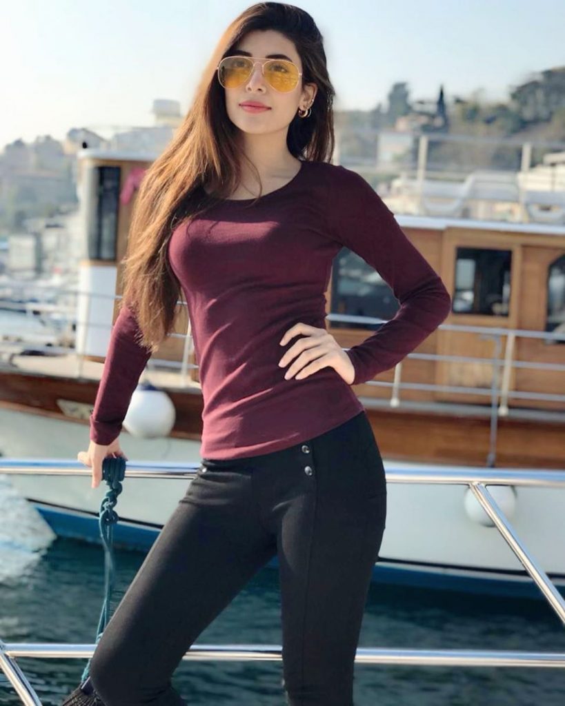 Stylish Western Dresses of Urwa Hocane from Her Travel Diaries