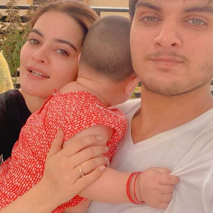 Aiman Khan and Muneeb Latest Pictures with Amal