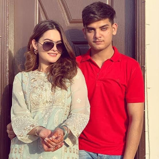 Aiman Khan and Muneeb Latest Pictures with Amal