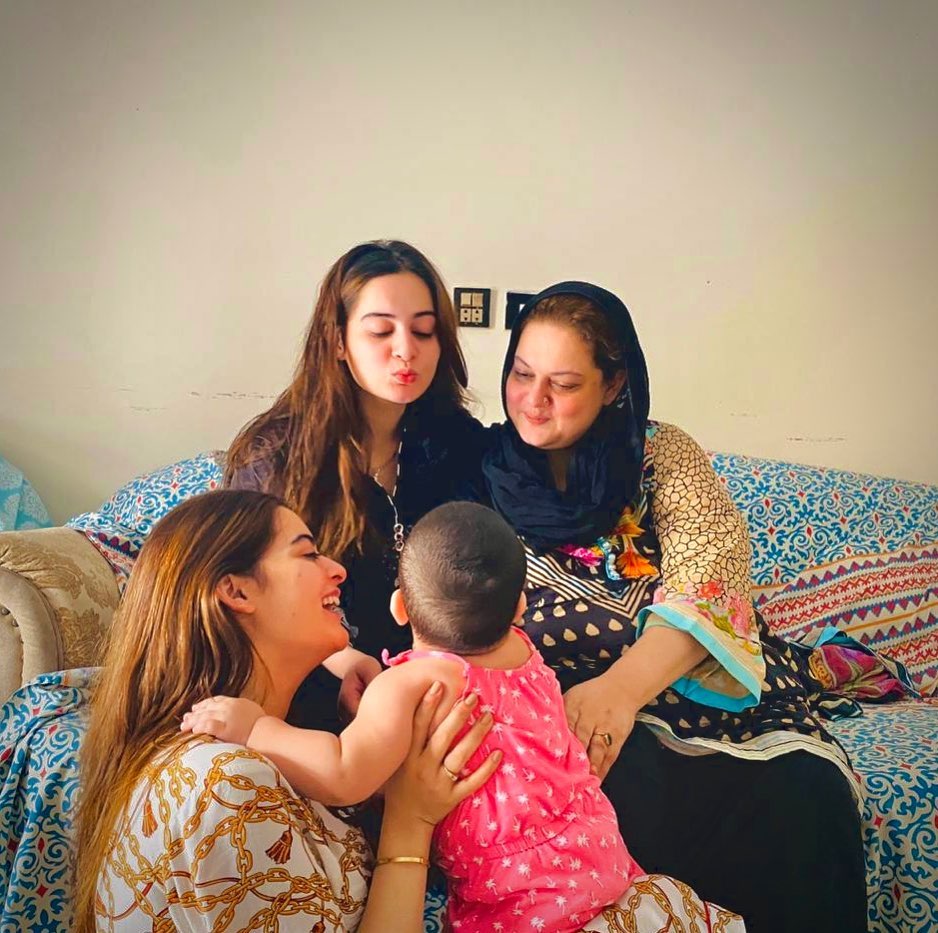 Aiman Khan and Minal Khan Celebrating their Mother’s Birthday