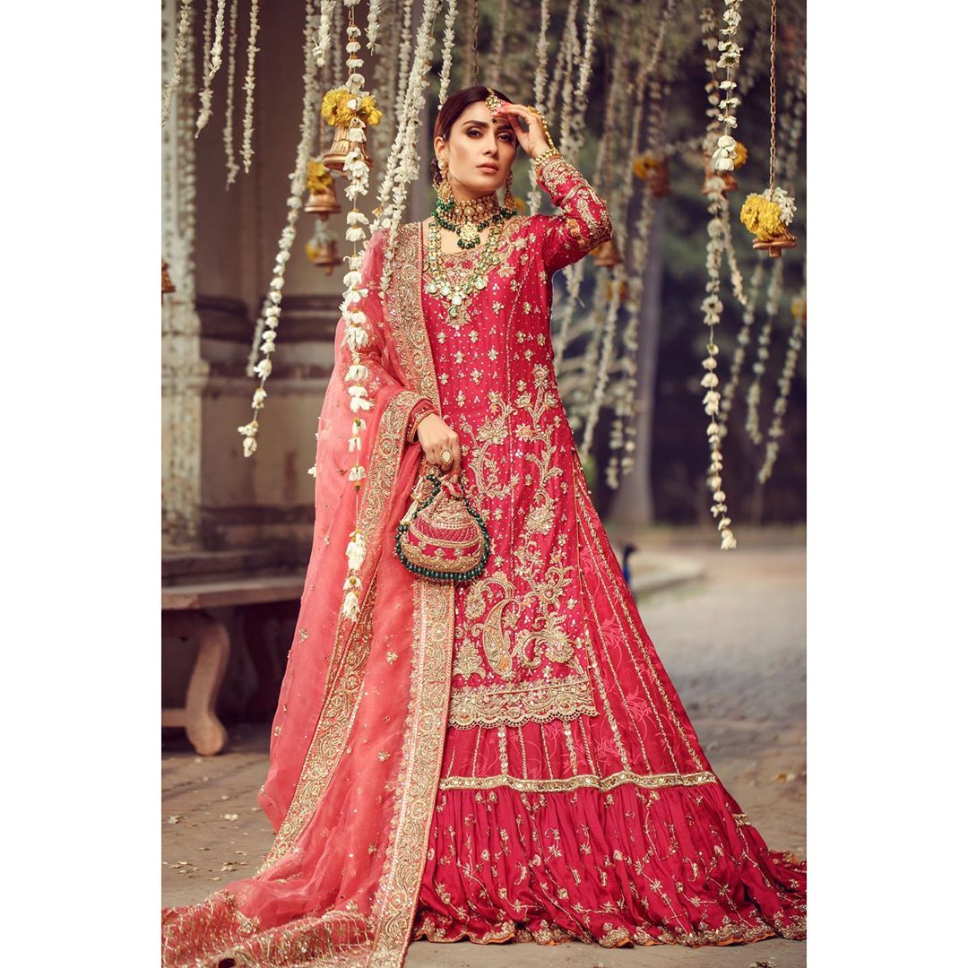 Ayeza Khan Latest Bridal Shoot for Warda Qutub Khan