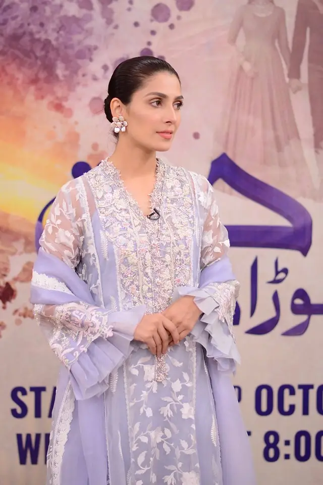 Ayeza Khan and Mashal Khan Clicks from Nida Yasir Morning Show