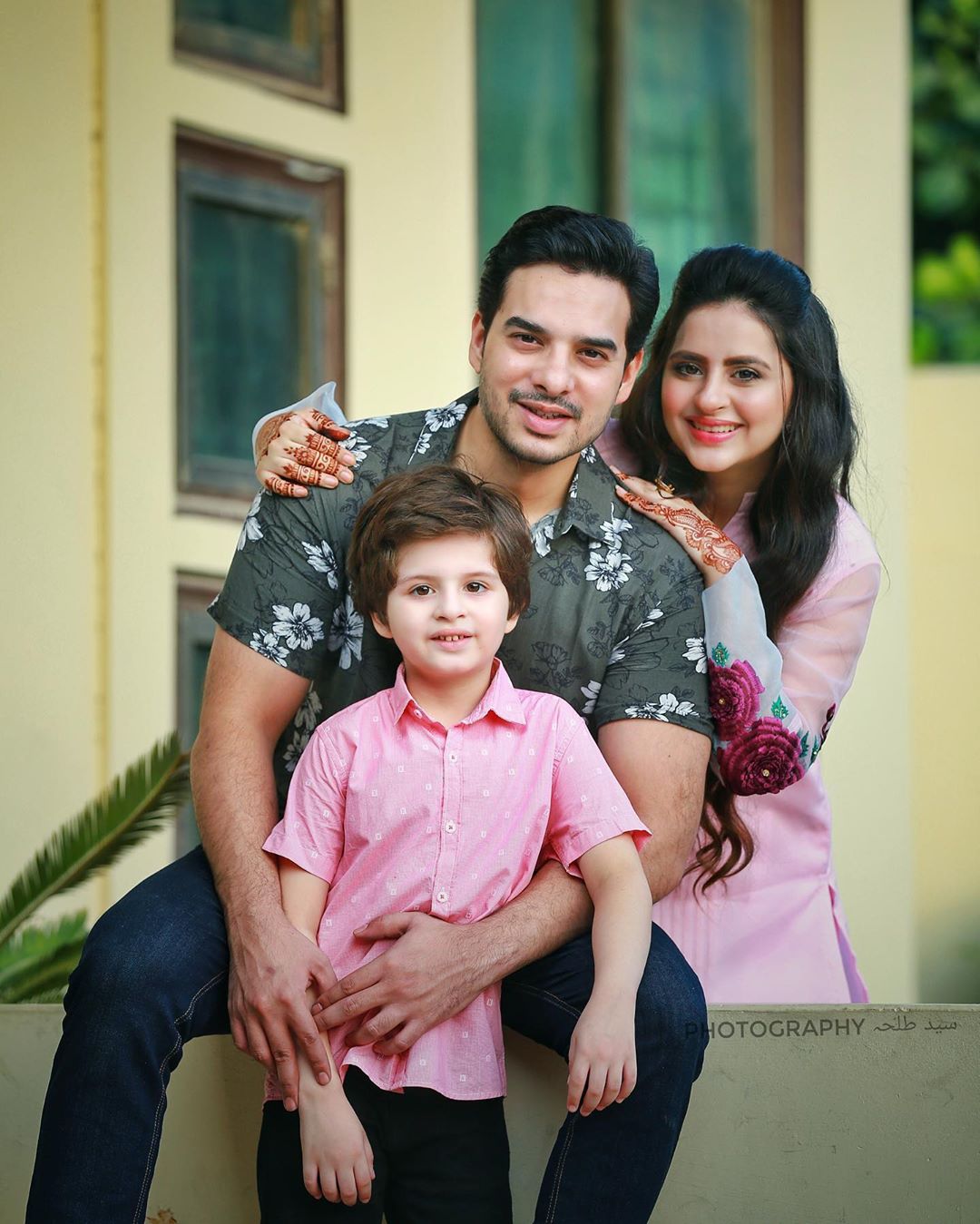 Fatima Effendi and Kunwar Arsalan Latest Clicks with Sons