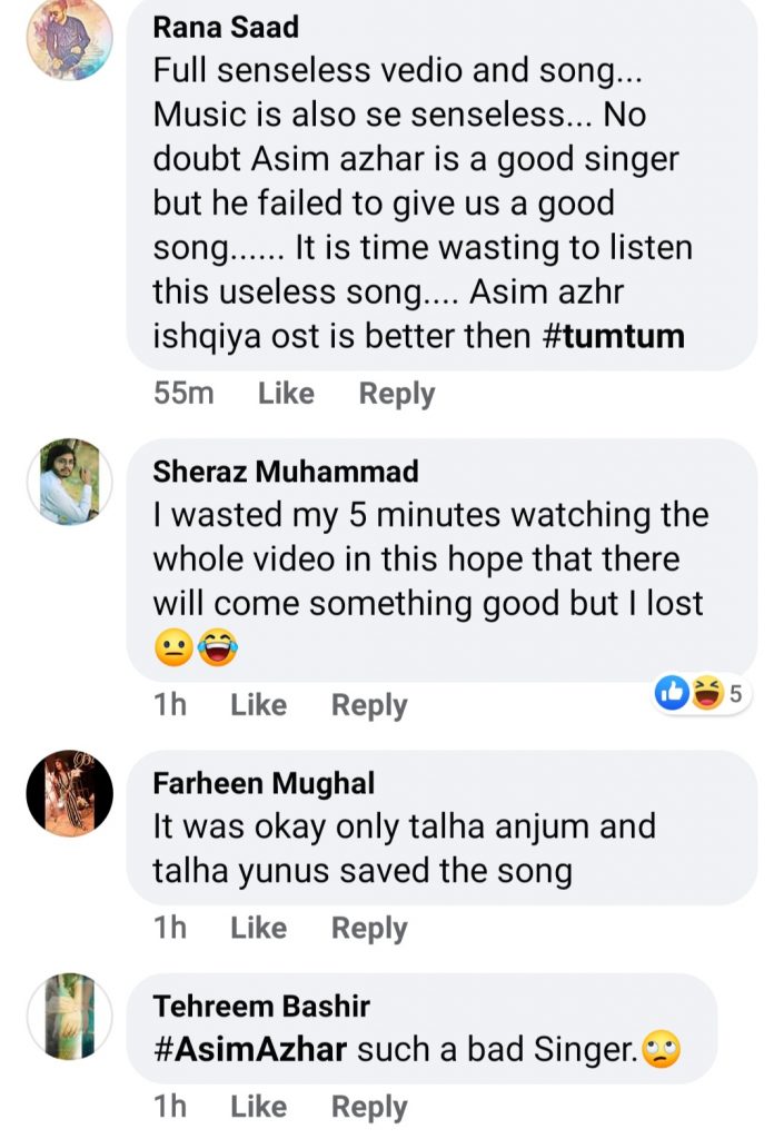 Public Reaction On Asim Azhar's New Song "Tum Tum"