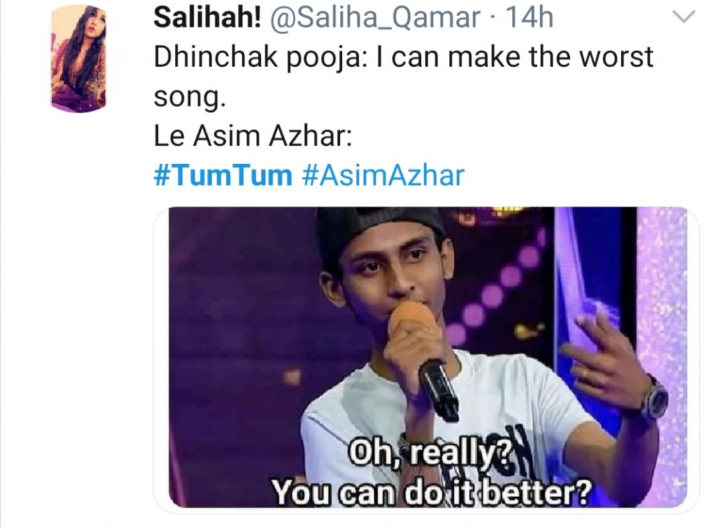 Hilarious Memes On Asim's New Song "Tum Tum"