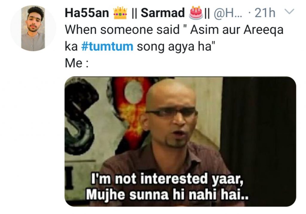 Hilarious Memes On Asim's New Song "Tum Tum"