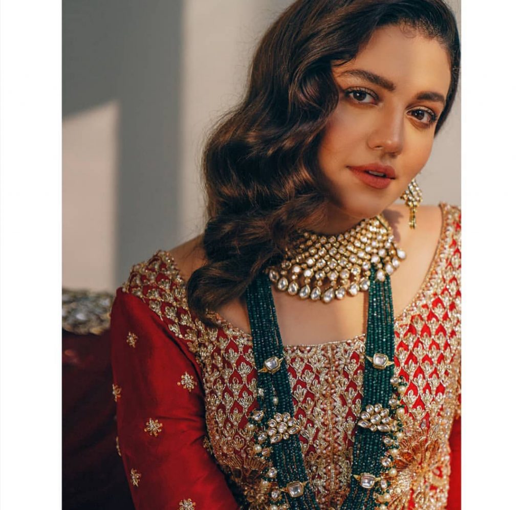 Zara Noor Abbas Looking Ravishing In Photo shoot For SFK Bridals