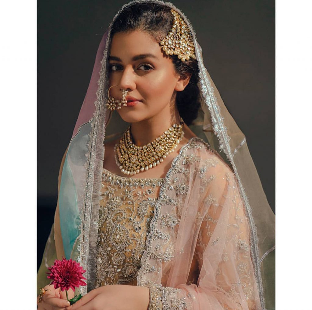 Zara Noor Abbas Looking Ravishing In Photo shoot For SFK Bridals