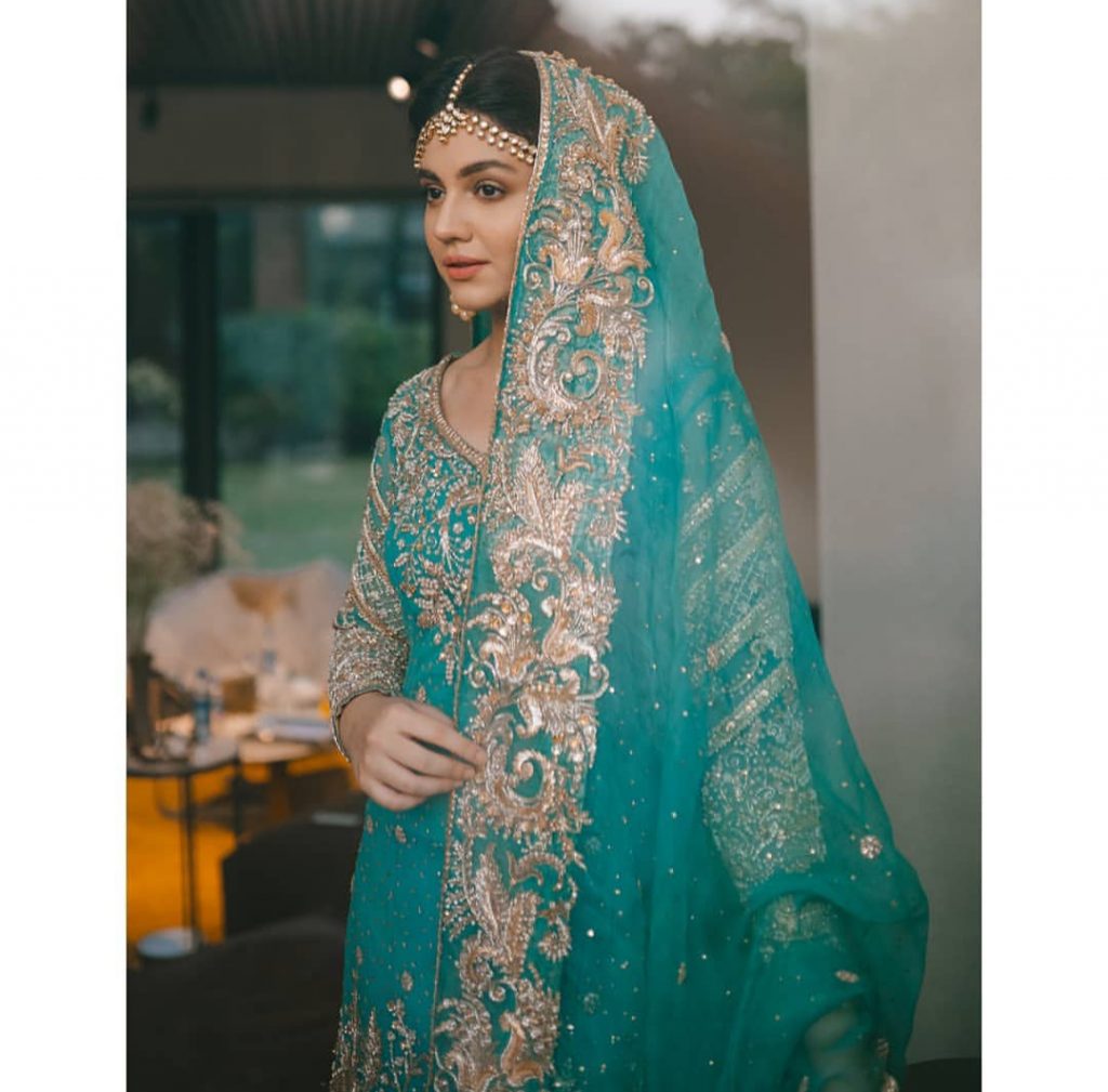 Zara Noor Abbas Looking Ravishing In Photo shoot For SFK Bridals