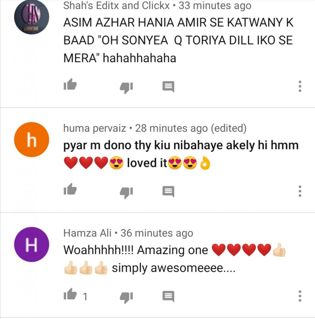 Asim Azhar's New Song Soneya - Public Reaction