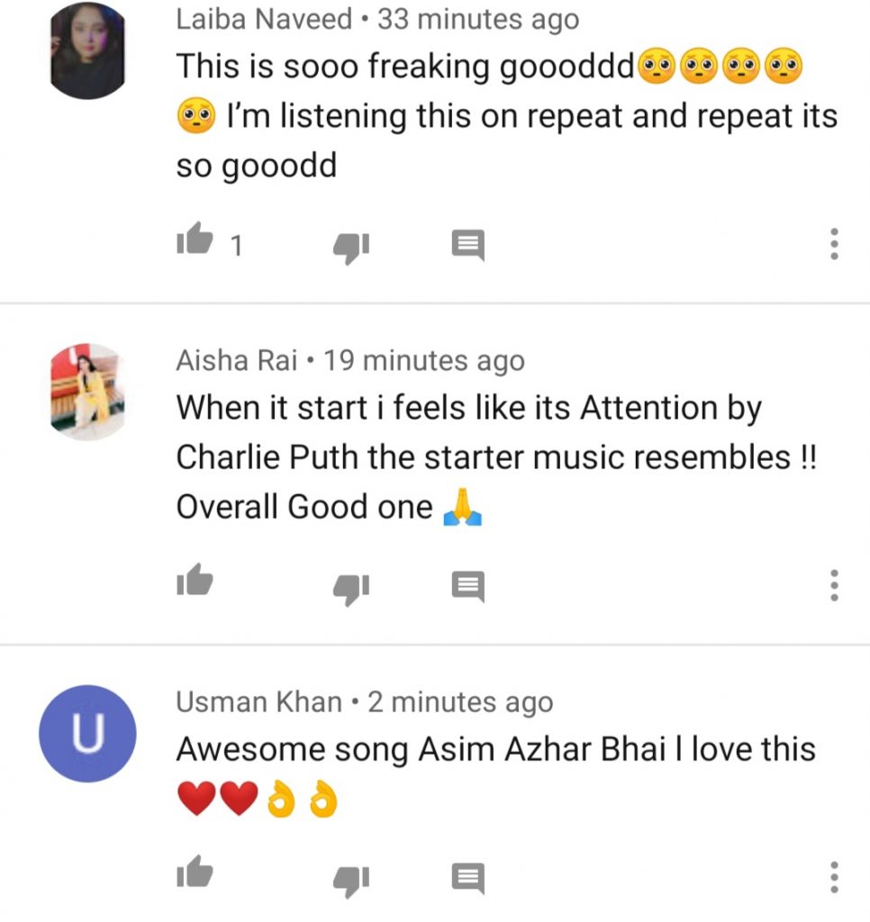 Asim Azhar's New Song Soneya - Public Reaction