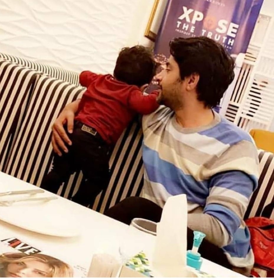 First Picture Of Imran Ashraf's Son, Roham Imran