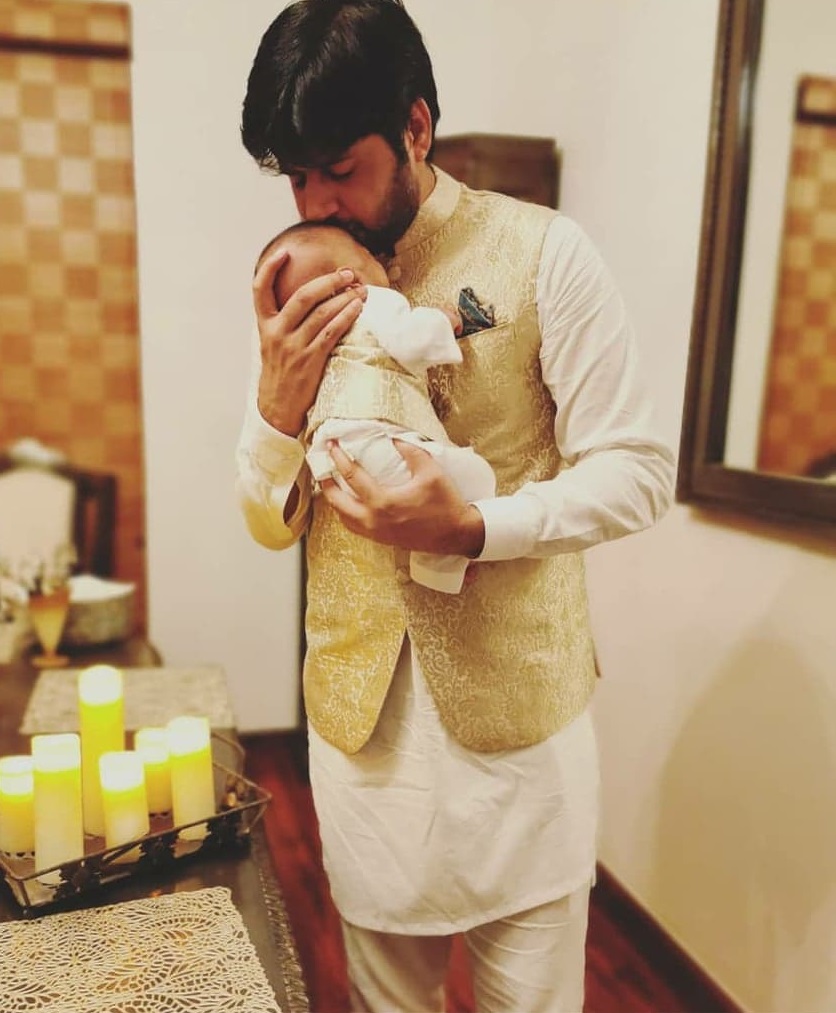 First Picture Of Imran Ashraf's Son, Roham Imran