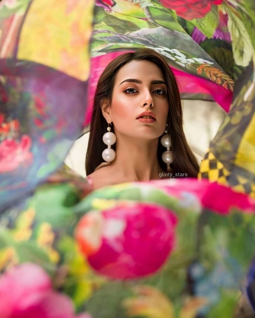 Iqra Aziz's Latest Shoot In Beautiful Colors Of Summer