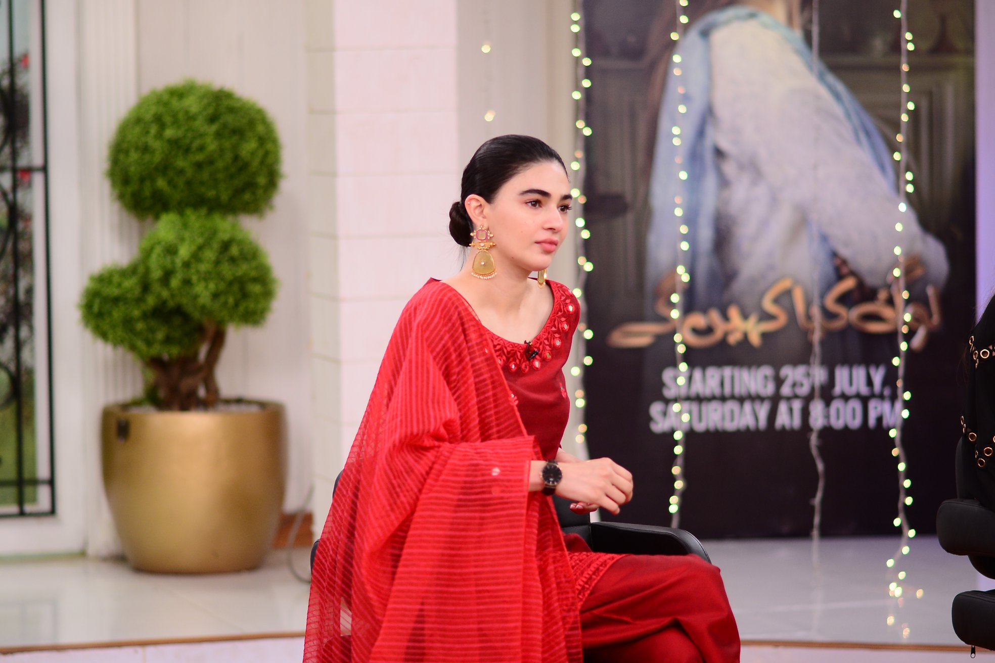 Cast of Drama Log Kia Kahenge on Nida Yasir Morning Show