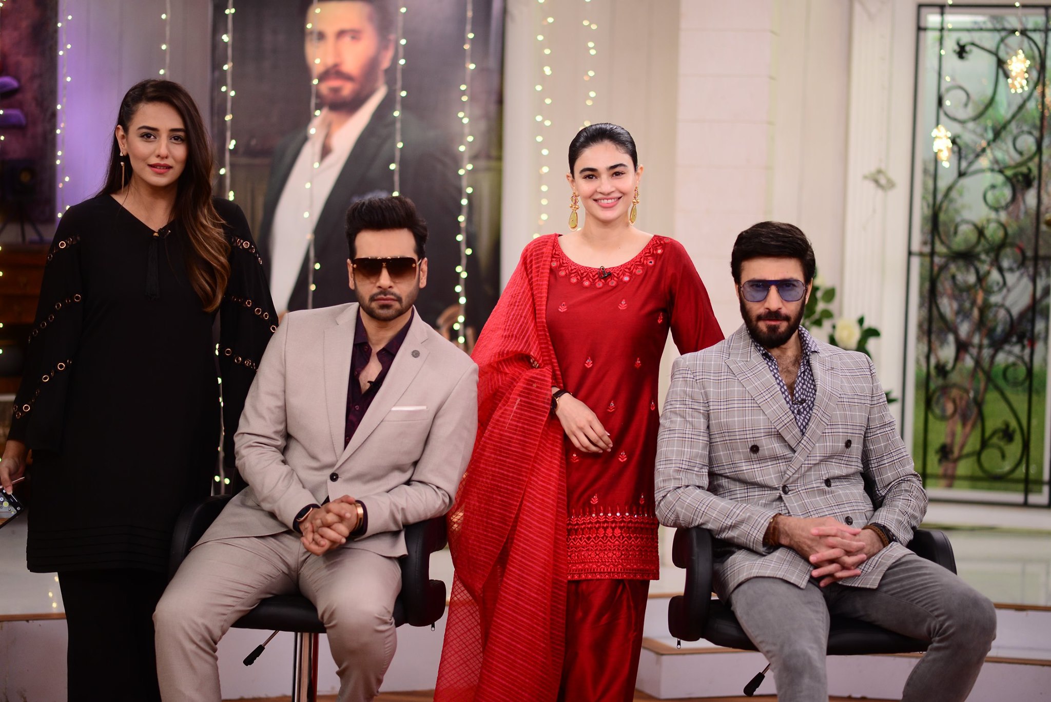 Cast of Drama Log Kia Kahenge on Nida Yasir Morning Show