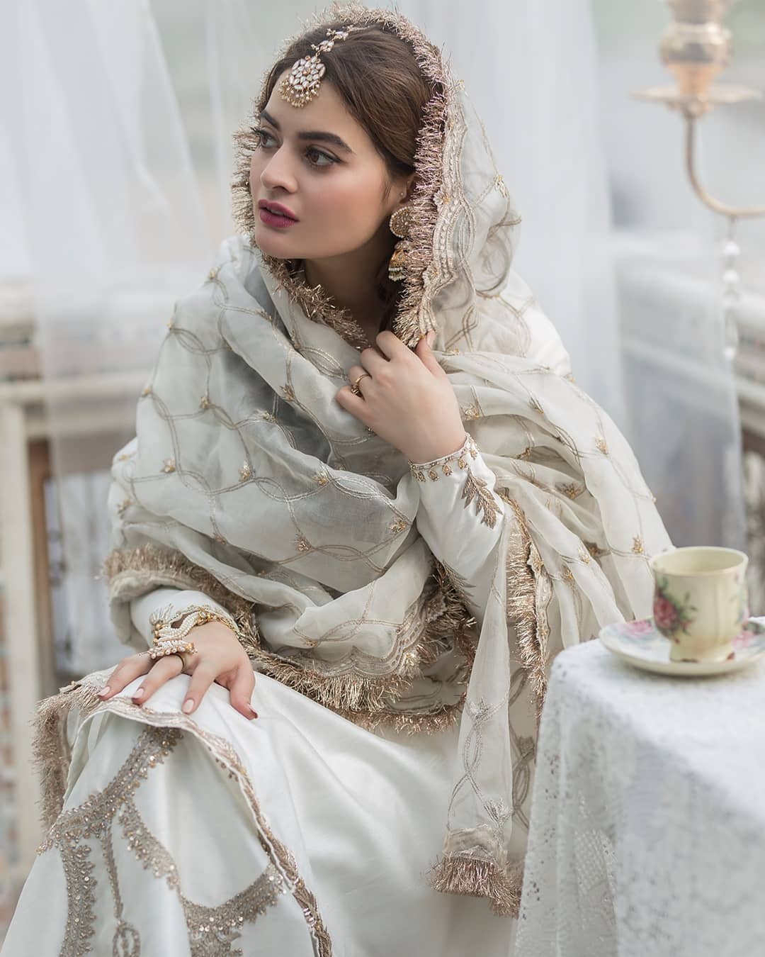 Beautiful Minal Khan Latest Bridal Dresses Photo Shoot