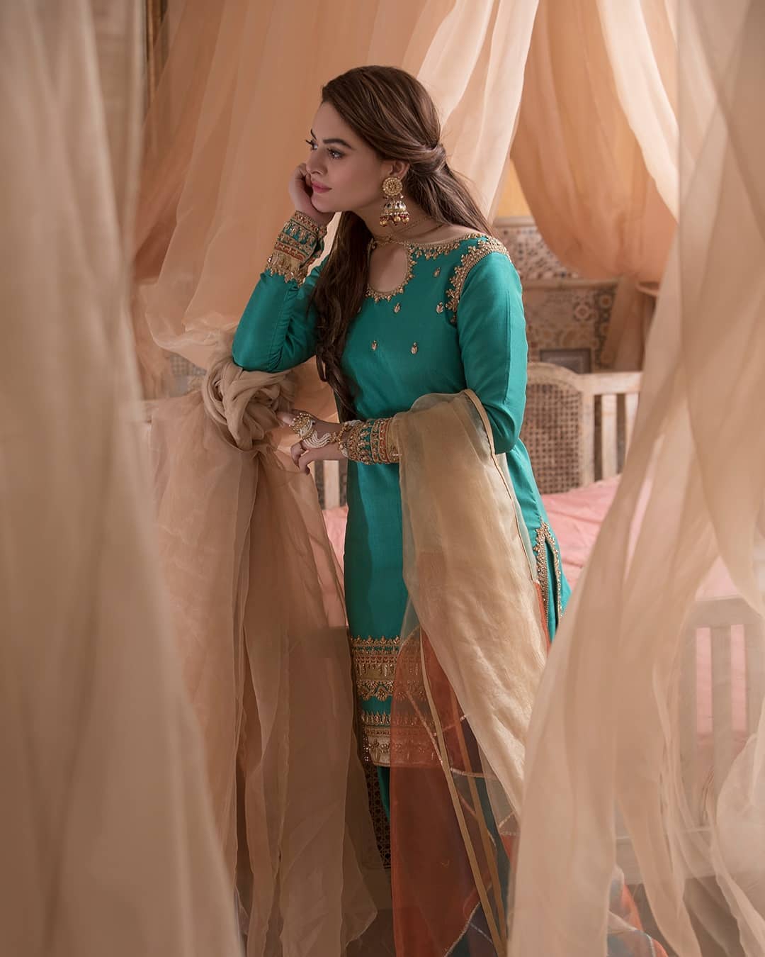 Beautiful Minal Khan Latest Bridal Dresses Photo Shoot