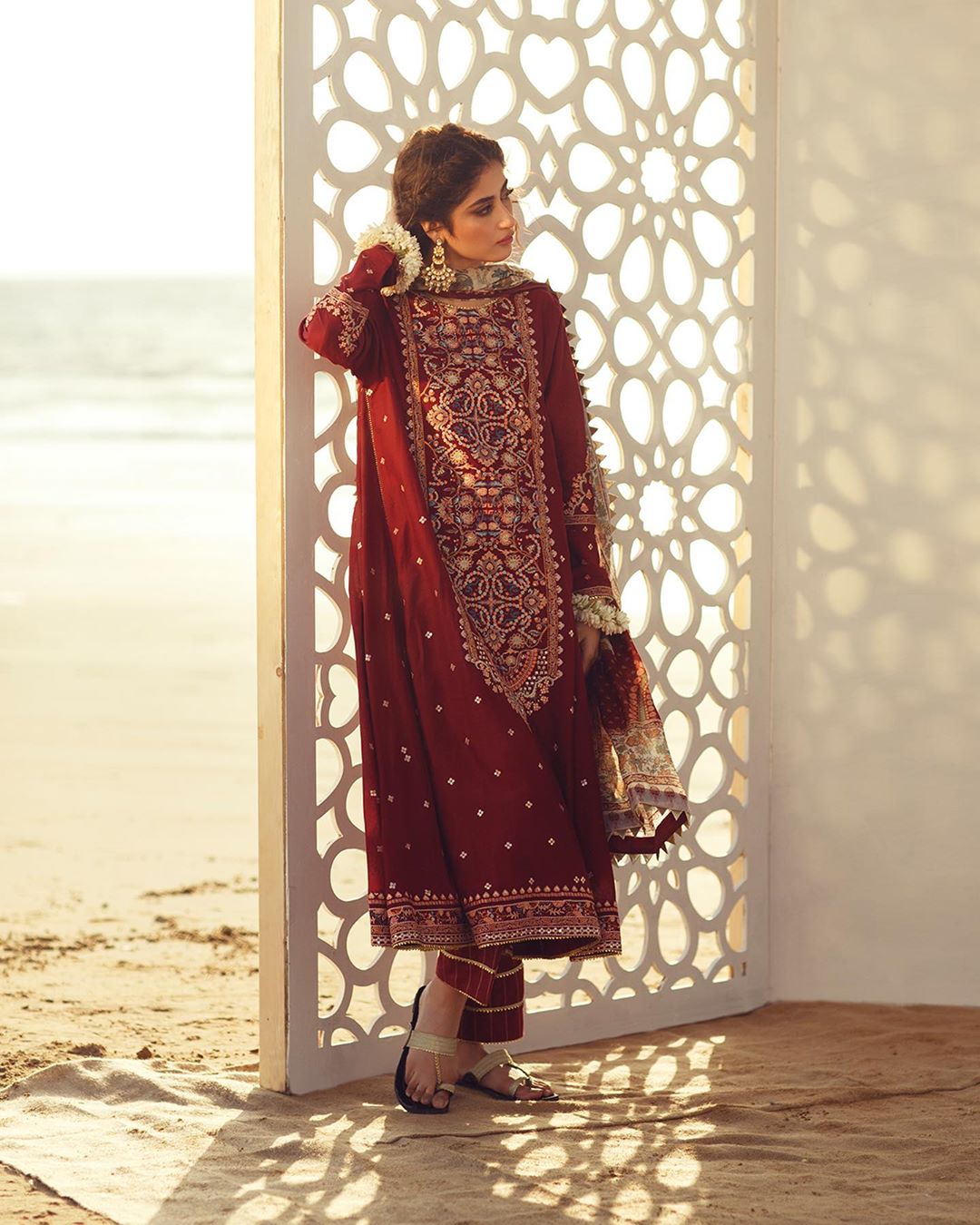 Sajal Ali Latest Beautiful Photo Shoot for Qalamkar