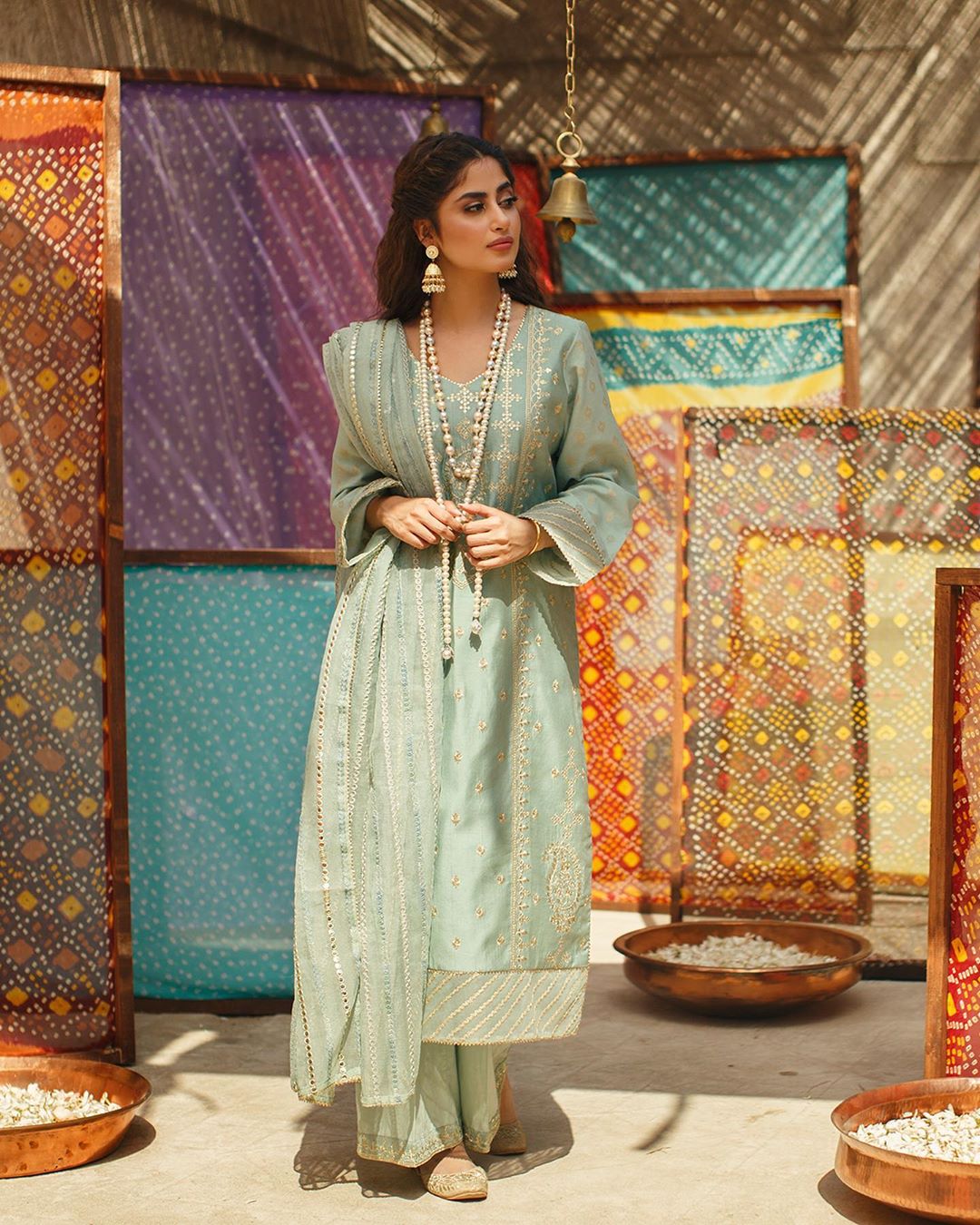 Sajal Ali Latest Beautiful Photo Shoot for Qalamkar