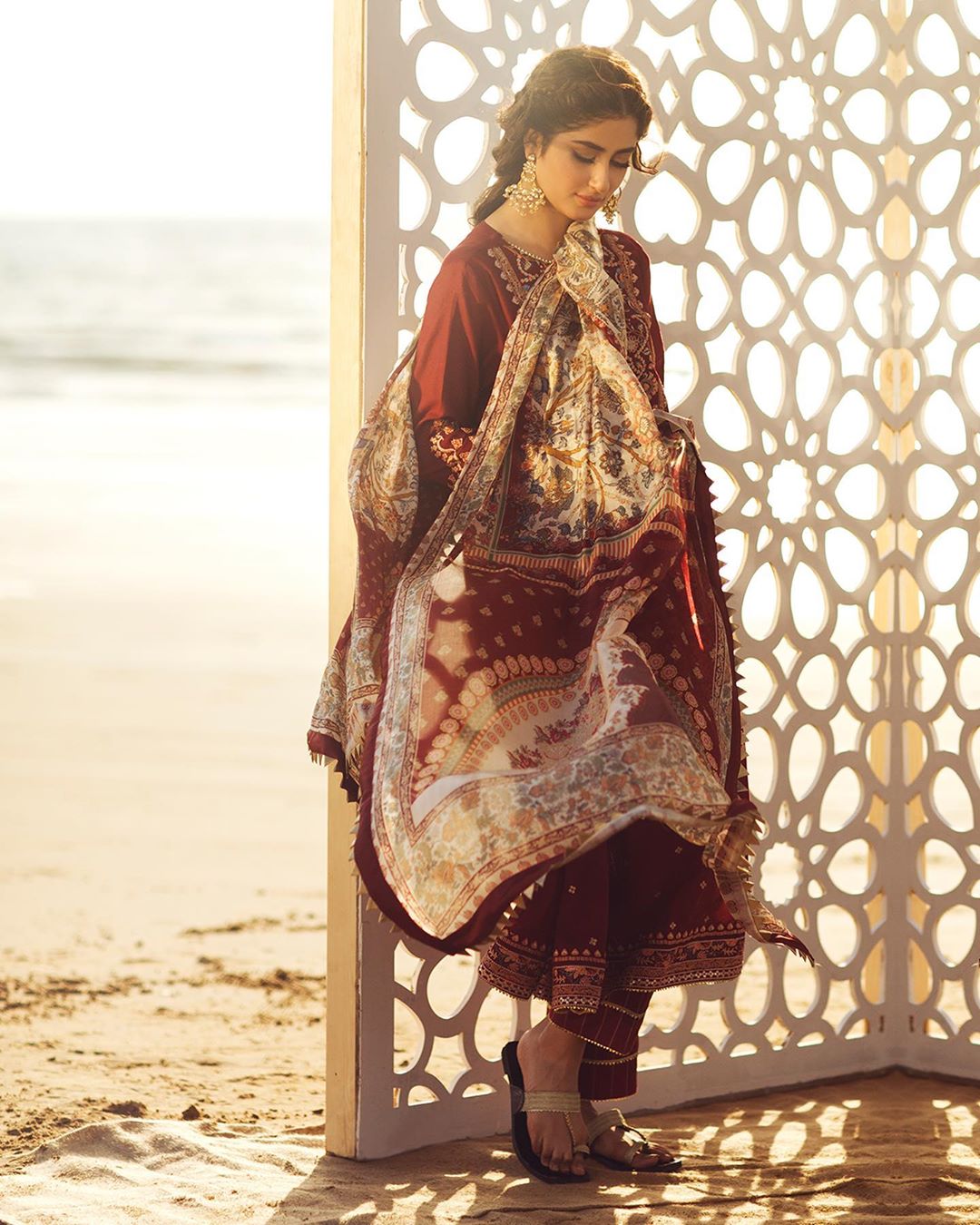 Sajal Ali Latest Beautiful Photo Shoot for Qalamkar