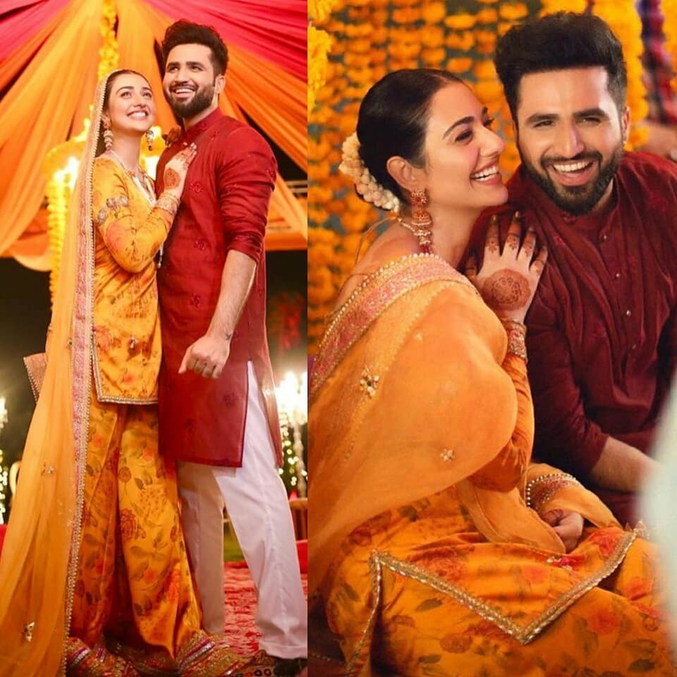 Sarah Khan and Falak Shabbir New Clicks from their Mehndi