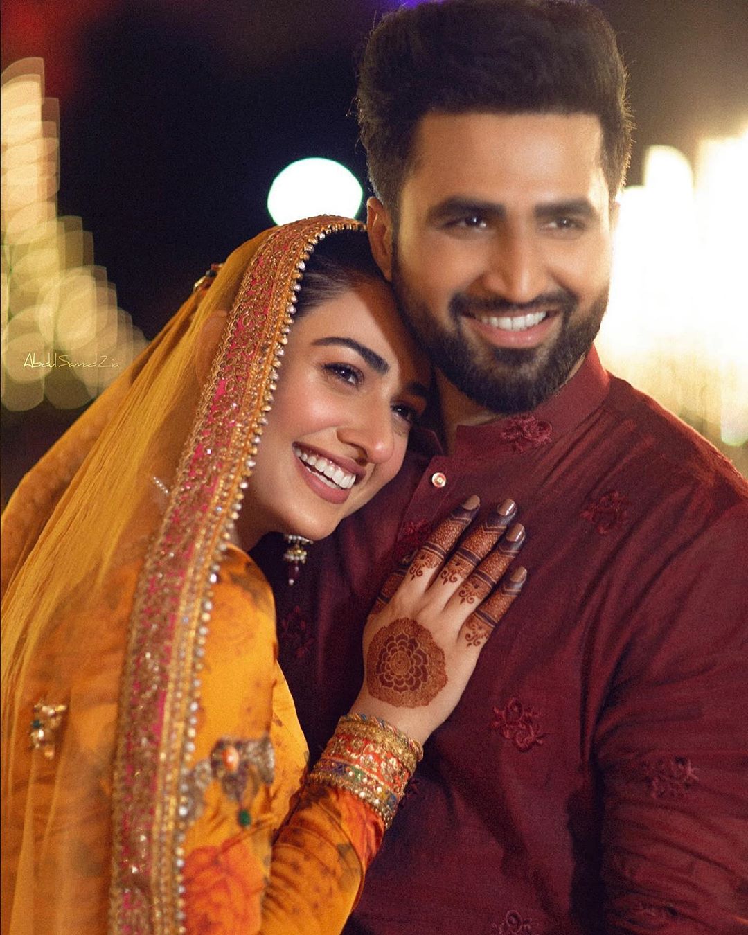 Sarah Khan and Falak Shabbir New Clicks from their Mehndi