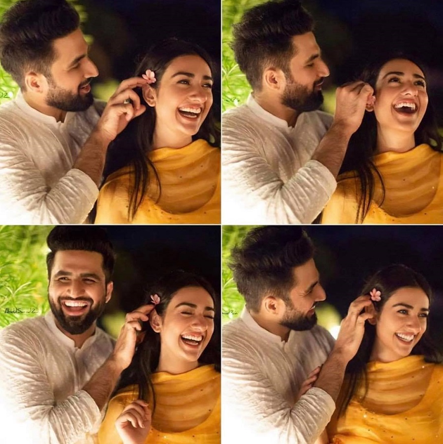 Sweet Moments From Sarah Khan and Falak Shabir Wedding