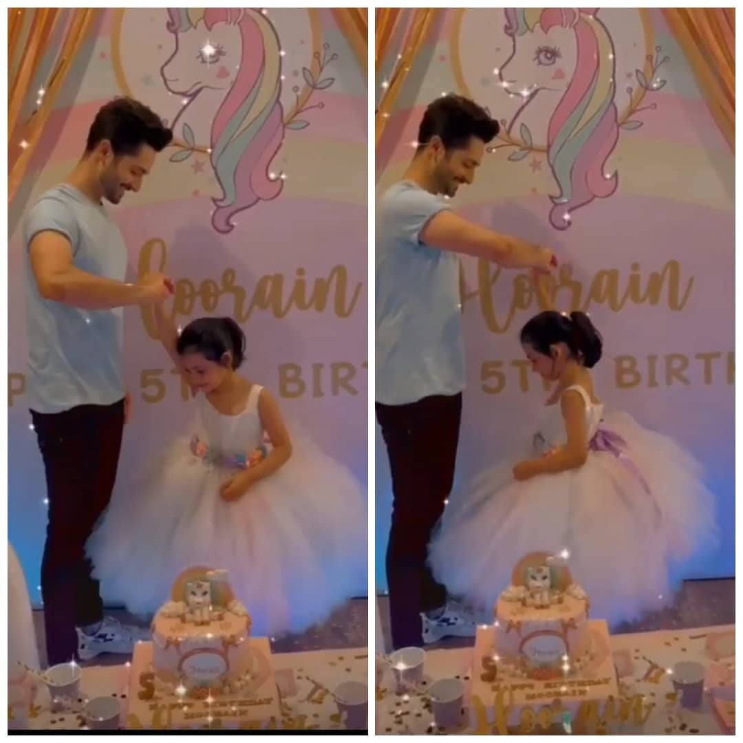 Ayeza and Danish Celebrating their Daughter Hoorain’s 5th Birthday - Pictures