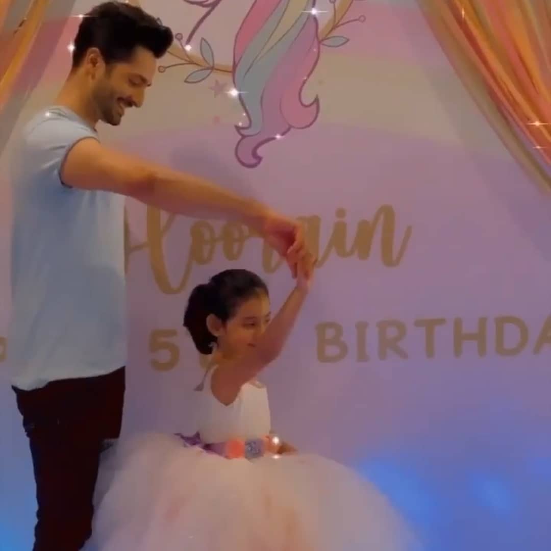 Ayeza and Danish Celebrating their Daughter Hoorain’s 5th Birthday - Pictures