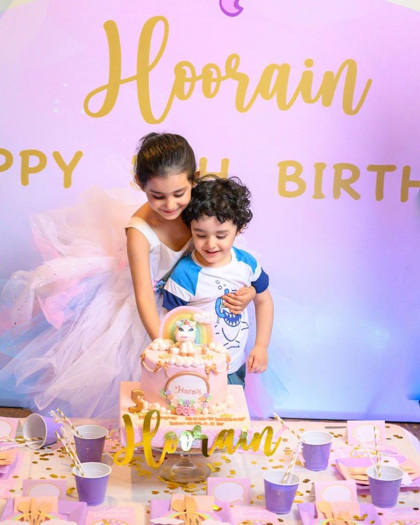 Pictures From Ayeza Khan's Daughter, Hoorain Taimoor's 5th Birthday