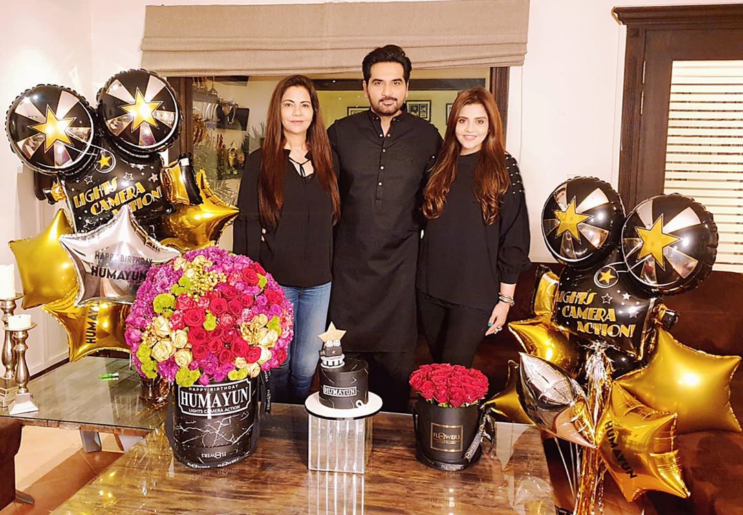 Humayun Saeed Celebrated his Birthday with his Family