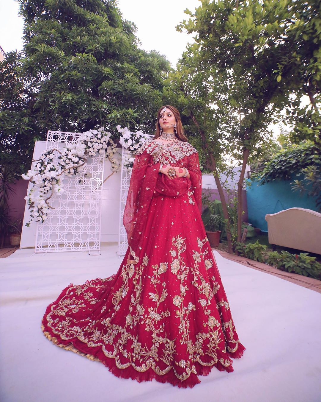 Tiktok Star Sisters Jannat Mirza and Alishba Anjum Bridal Photo Shoot