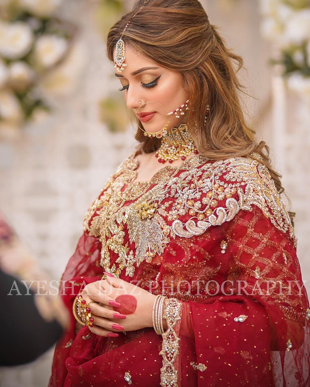 Tiktok Star Sisters Jannat Mirza and Alishba Anjum Bridal Photo Shoot