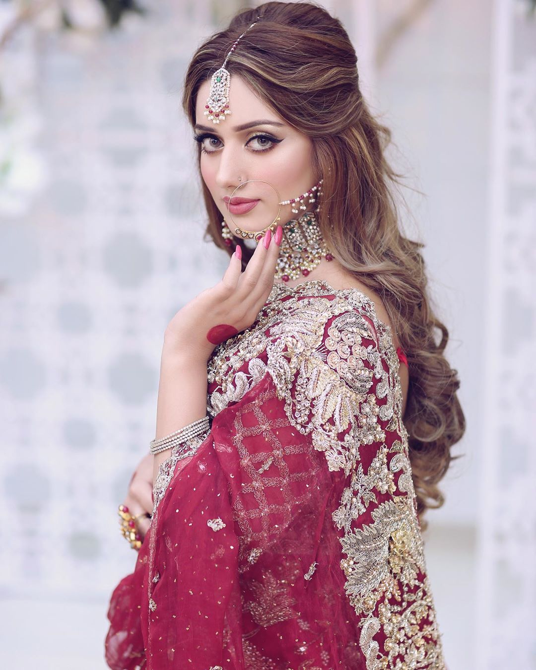 Tiktok Star Sisters Jannat Mirza and Alishba Anjum Bridal Photo Shoot