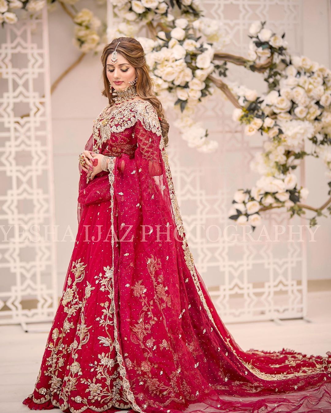 Tiktok Star Sisters Jannat Mirza and Alishba Anjum Bridal Photo Shoot