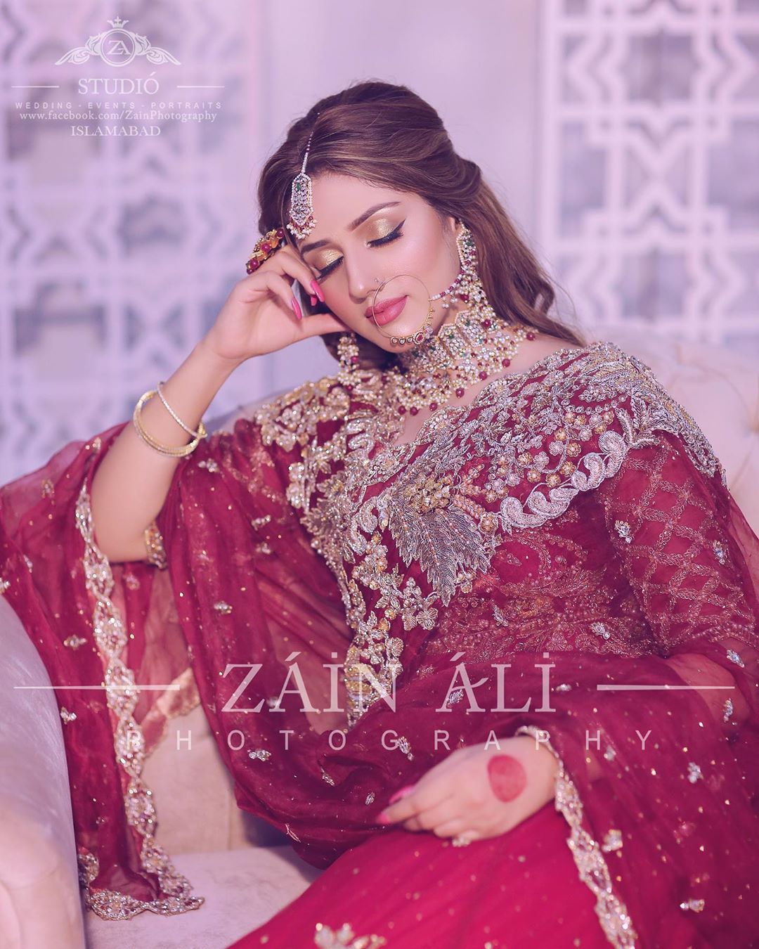 Tiktok Star Sisters Jannat Mirza and Alishba Anjum Bridal Photo Shoot