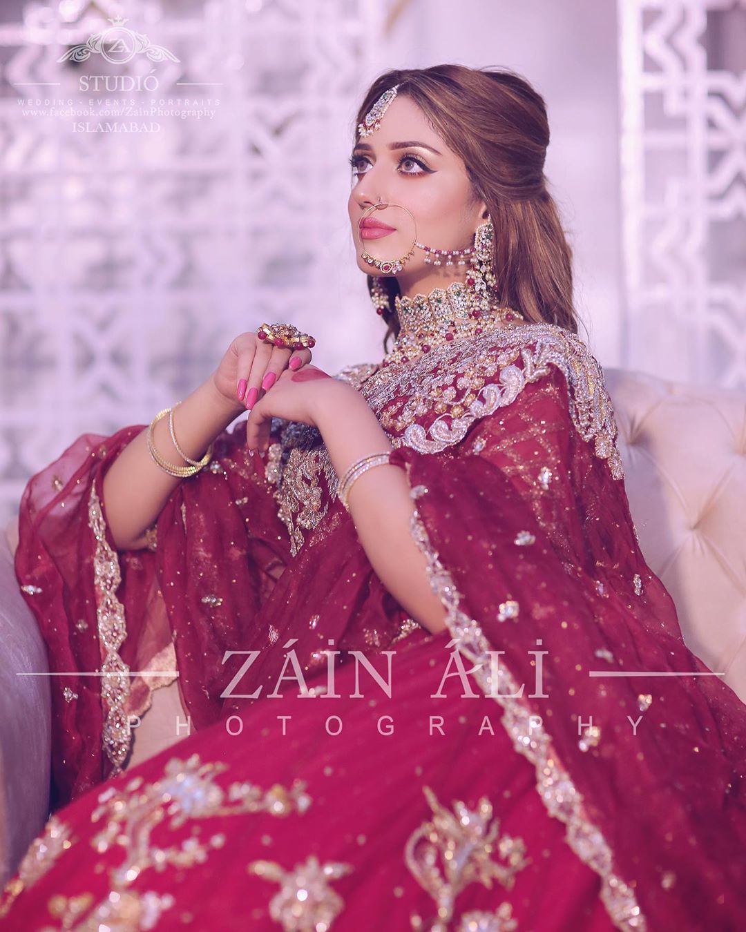 Tiktok Star Sisters Jannat Mirza and Alishba Anjum Bridal Photo Shoot